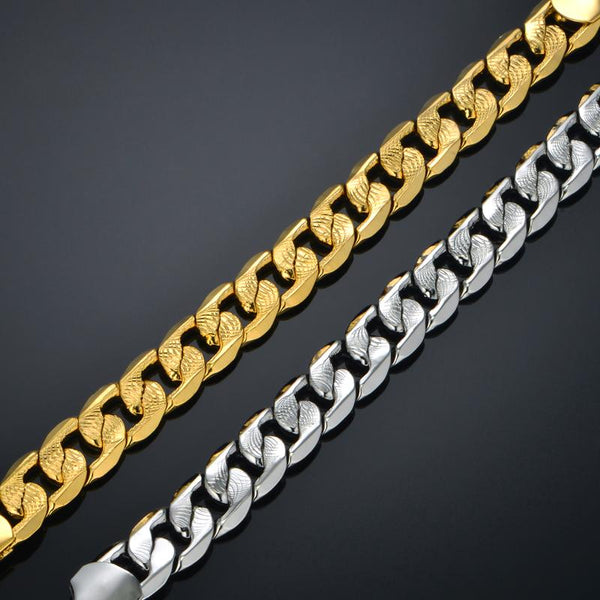 Gold Thick Icy Bracelet