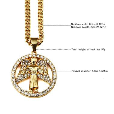 7-Style Golden Angel Pendant